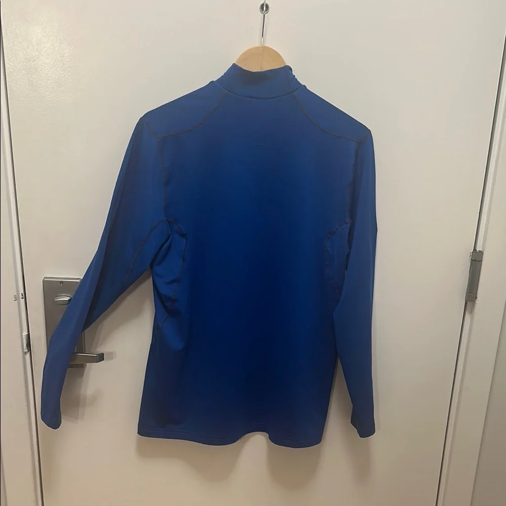 Men’s Nike Long Sleeve Athletic Performance Shirt - Blue - Picture 4 of 5
